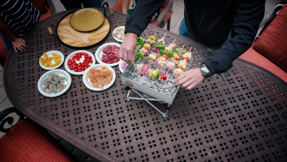 FIRESIDE OUTDOOR Trailblazer Fire Pit and Grill - Image 7