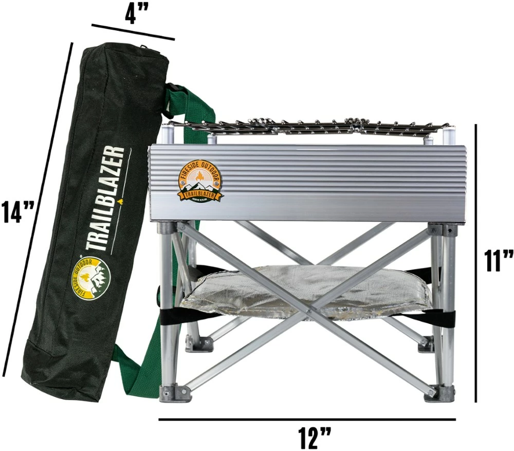 FIRESIDE OUTDOOR Trailblazer Fire Pit and Grill - Image 2